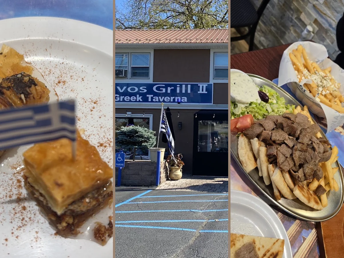 A cozy Greek restaurant with table service.